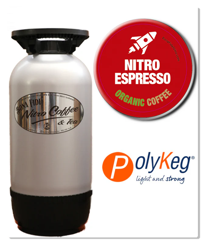 Organic Espresso Nitro Coffee, BIK 5 Gal Keg