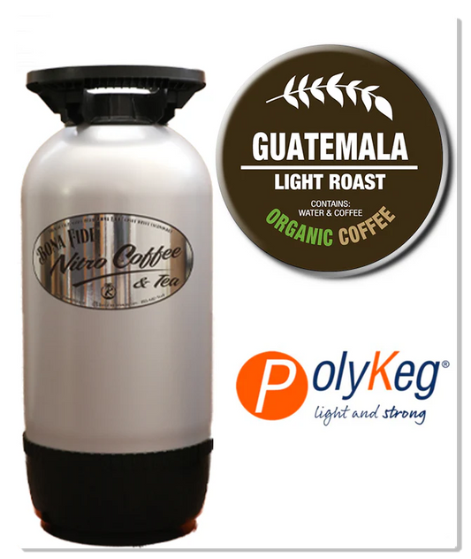 Organic Guatemala Nitro Coffee 5 Gal BIK Keg Polykeg
