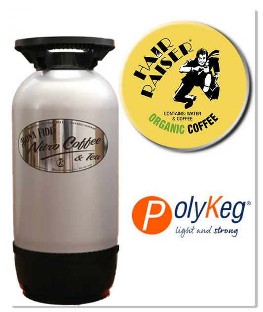 Organic Hair Raiser® Nitro Coffee 5 Gal BIK PolyKeg